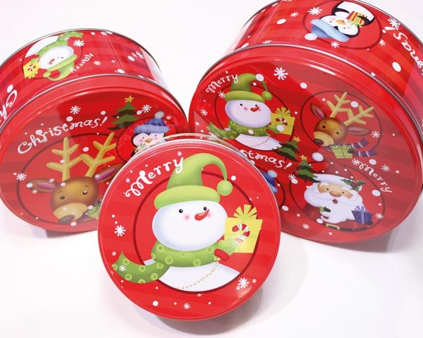 Alsino Keksdosen Weihnachten - 3-teiliges Set - Festliche Aufbewahrung für Plätzchen & Süßigkeiten