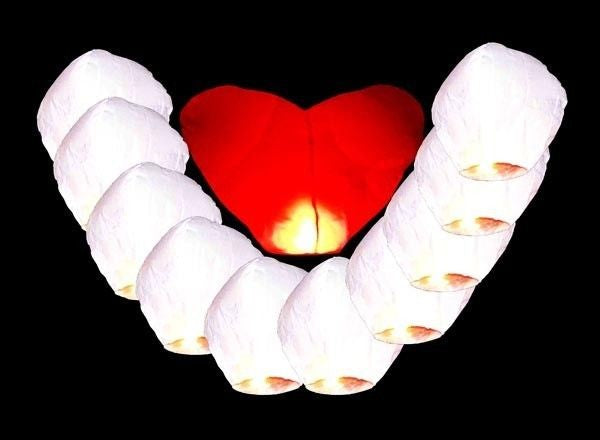 11 unidades Farol volador ecolo, farolillos voladores Sky lantern Ballon la boda