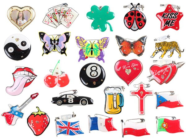 Blinki LED Anstecker Blinky Brosche