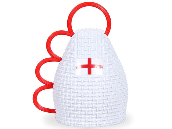 6 Stück Caxirola England WM Caxixi Maracas Fanartikel Rassel