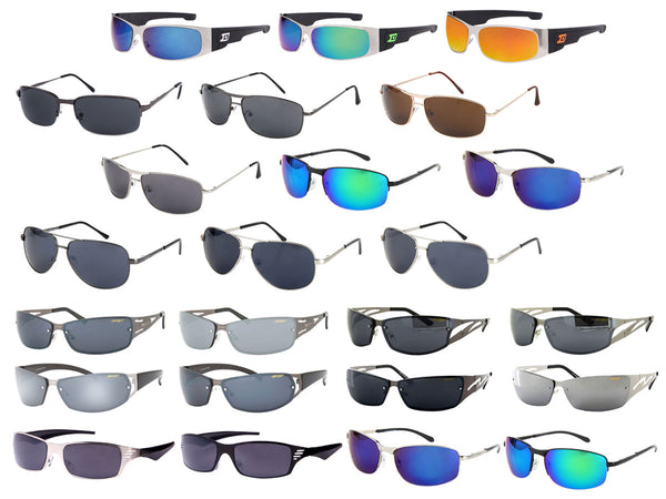 Aktion Sonnenbrille Retro Damen Herren Sport Biker Motorrad verspiegelt