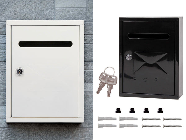 Briefkasten mit Schlüssel aus Blech