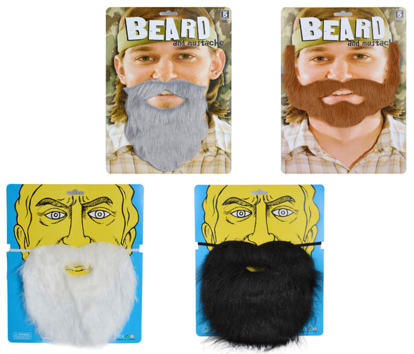 Bart Schnurrbart Fake Bärte zum ankleben Fasching Schnauzer 80er Jahre Selbstklebend Detektiv Fotobox Mexikaner Karneval Verkleidung Schnurrbärte