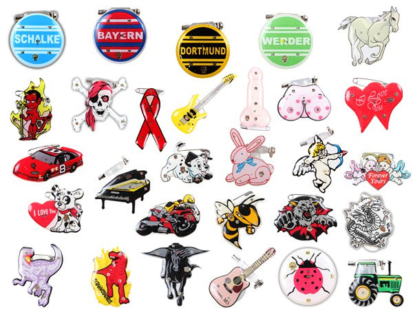 Blinki LED Anstecker Blinky brosche Pin Button