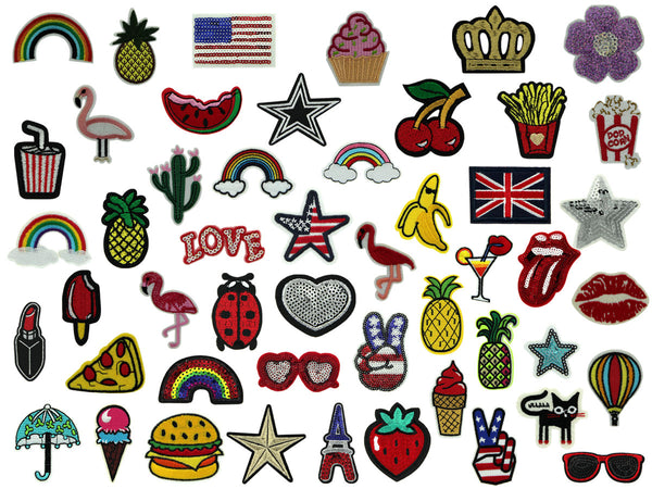 Aufbügler Patches 50 Motive