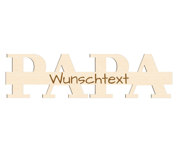 Individuelles Geschenk für Papa Vatertag Geschenkidee - personalisierter Aufsteller
